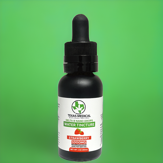 TXMMD D8 1000mg Water Tincture Strawberry