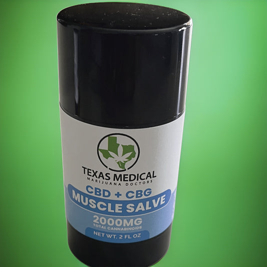 TXMMD 2000mg CBD/CBG Muscle Salve Topical Cream