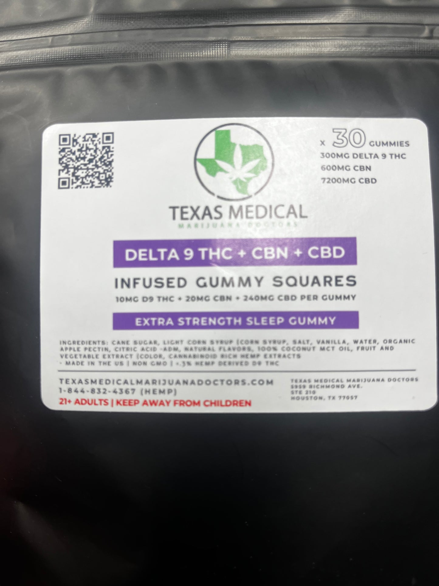 TXMMD Extra Strength Sleep Gummy