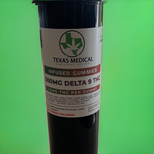 TXMMD Gold Label 10mg Delta 9 THC Gummies Assorted Flavor