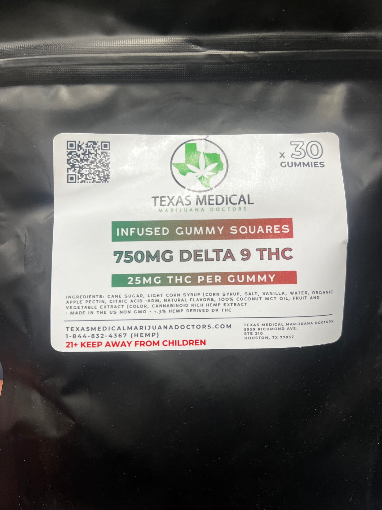 TXMMD 25mg Sativa Gummies